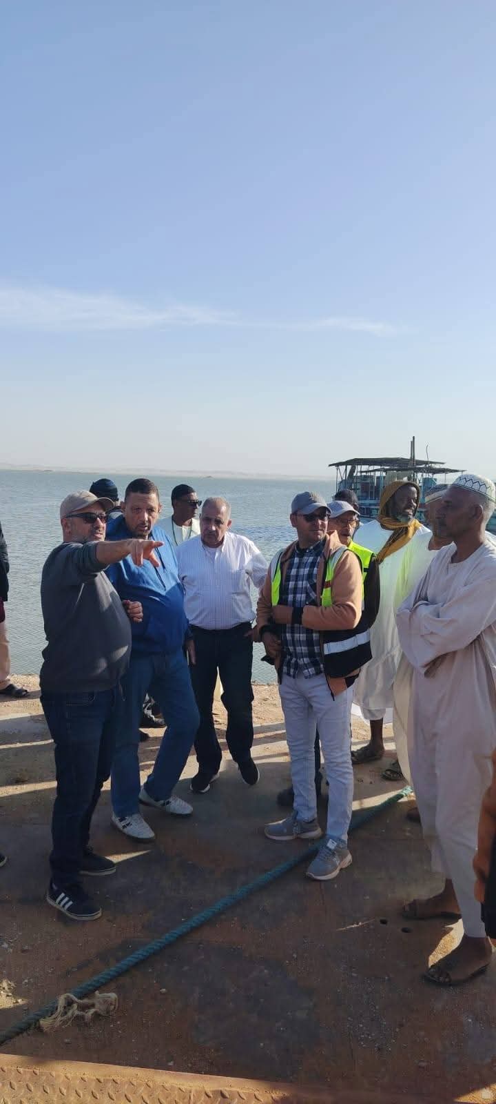وفد مصري يتفقد تحضيرات استقبال باخرة الركاب بوادي حلفا