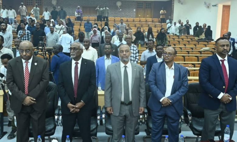 جامعة الخرطوم تفتتح قاعتي البغدادي والبروفيسور داؤود مصطفى بعد إعادة تأهيلهما
